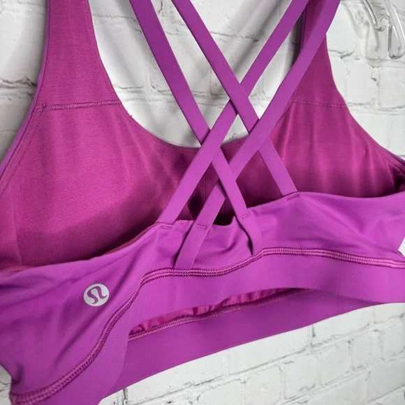 Lululemon Energy Bra Vivid Plum - Picture 5 of 7